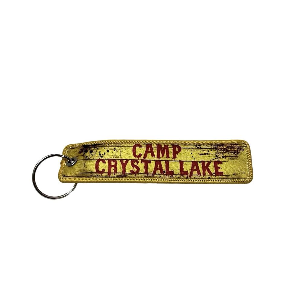 Friday the 13th Jason Vorhees Camp Crystal Lake Horror Embroidered Keychain